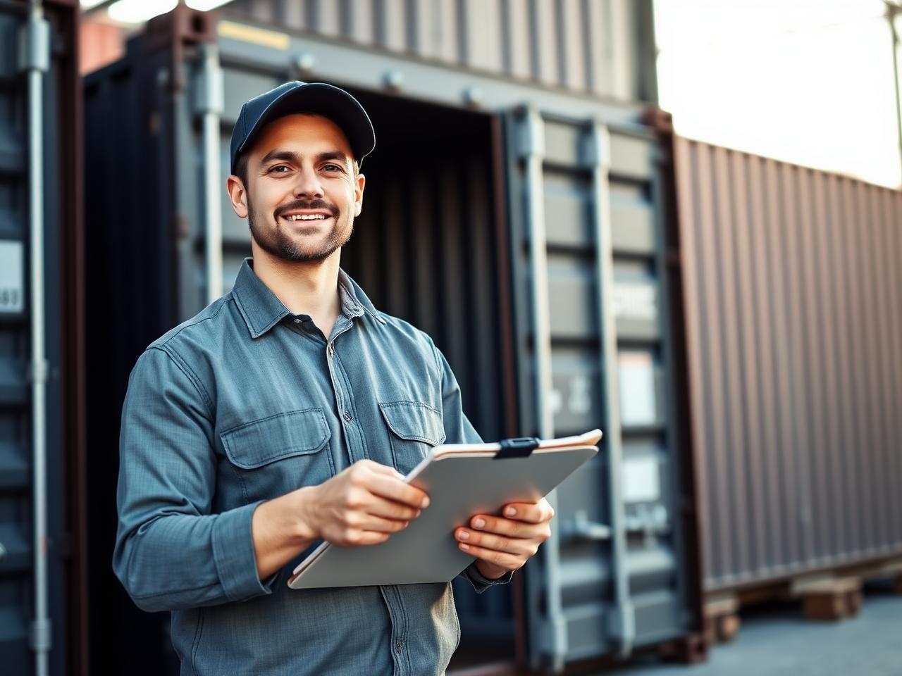 LoadLM operator at a freight terminal